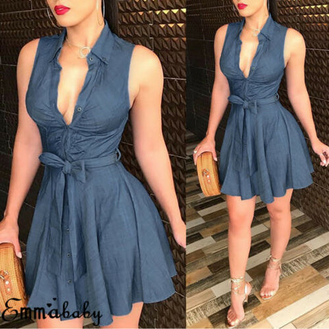 Sleeveless Mini Dress