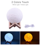 Customized 3D Moon Lamp