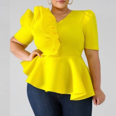 Large Size Women's Blouses