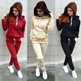 2 Pieces Suit Women Hoodies