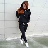 2 Pieces Suit Women Hoodies